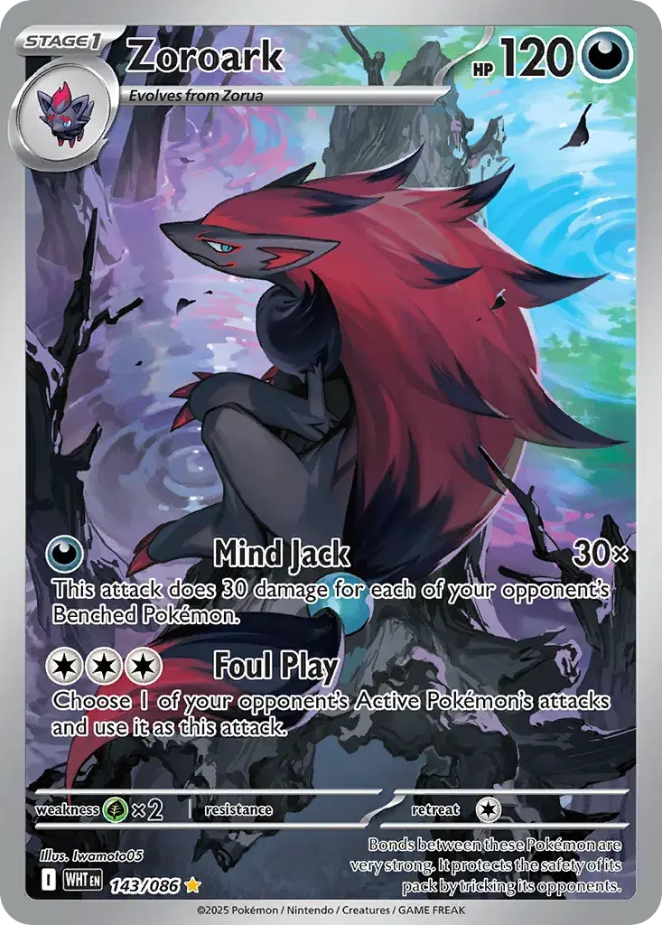 Zoroark White Flare 143