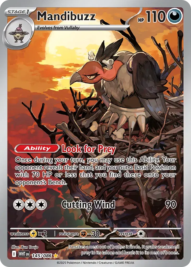 Mandibuzz White Flare 145