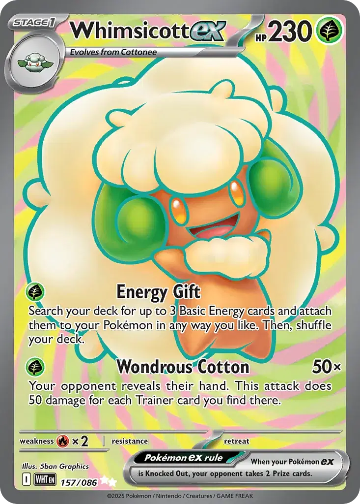 Whimsicott ex White Flare 157