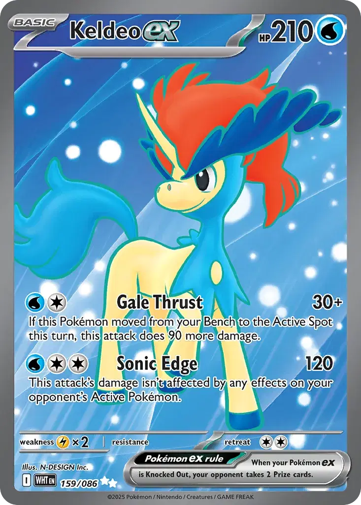 Keldeo ex White Flare 159