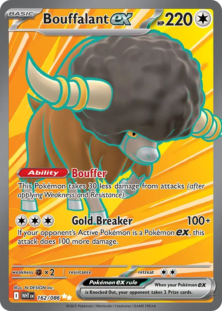 Bouffalant ex White Flare 162