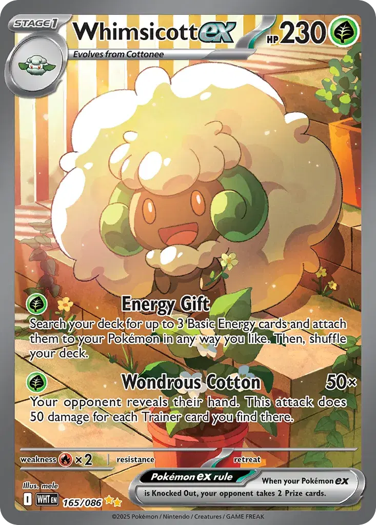 Whimsicott ex White Flare 165