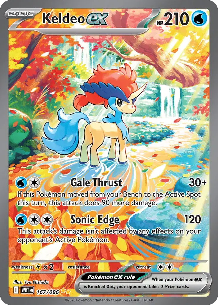 Keldeo ex White Flare 167