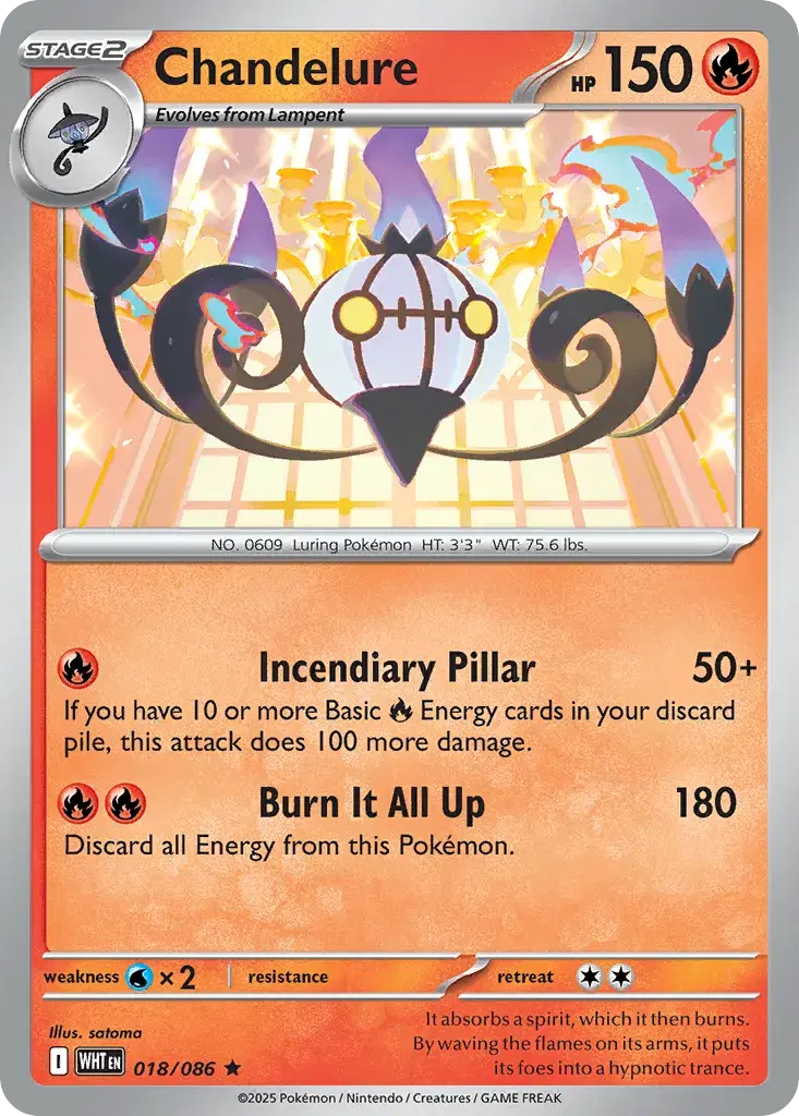 Chandelure White Flare 18