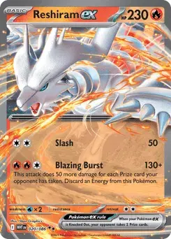 Reshiram ex White Flare