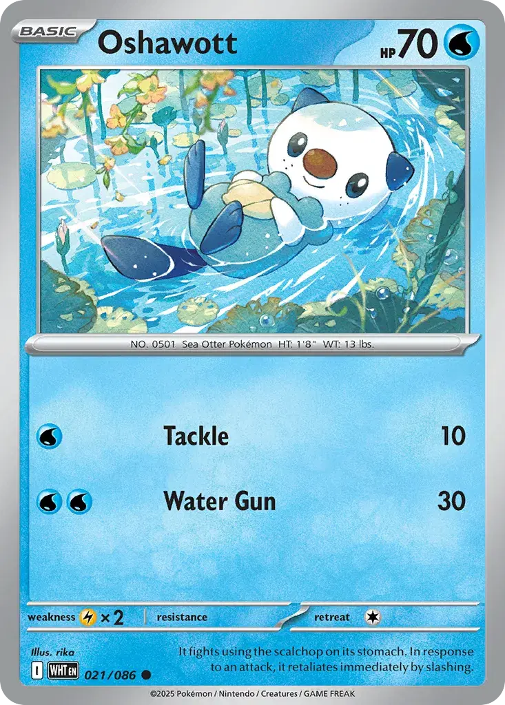Oshawott White Flare 21