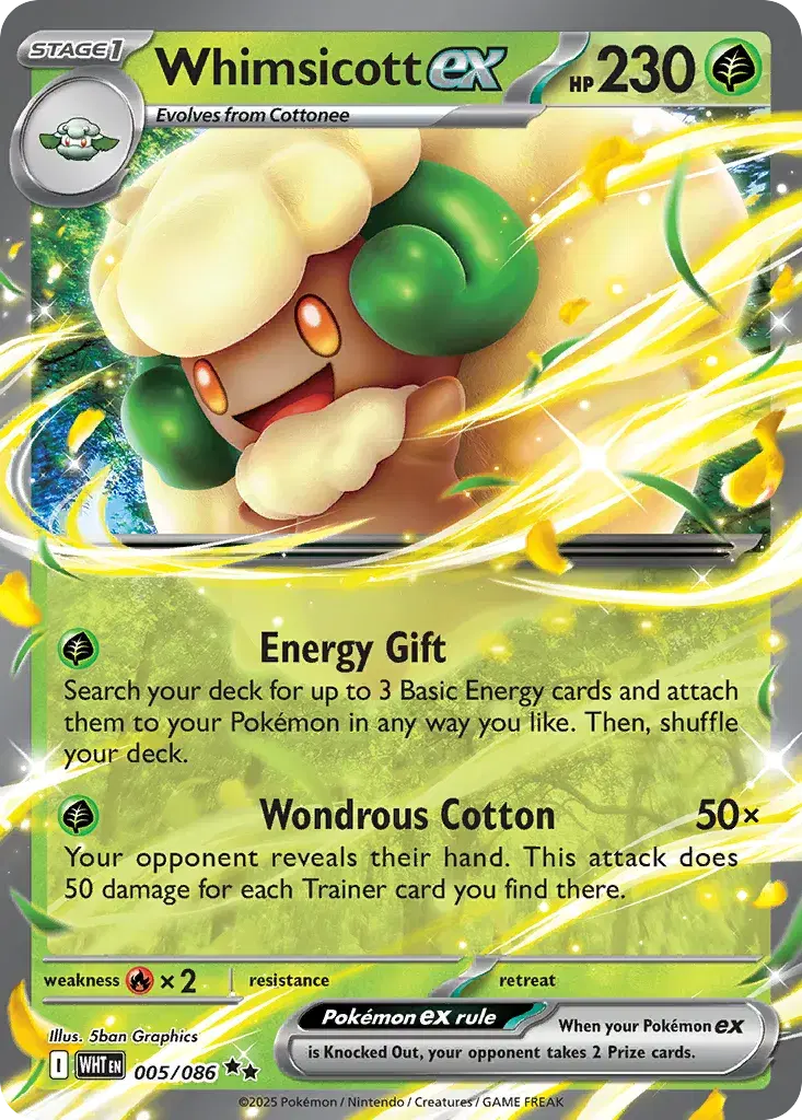 Whimsicott ex White Flare 5