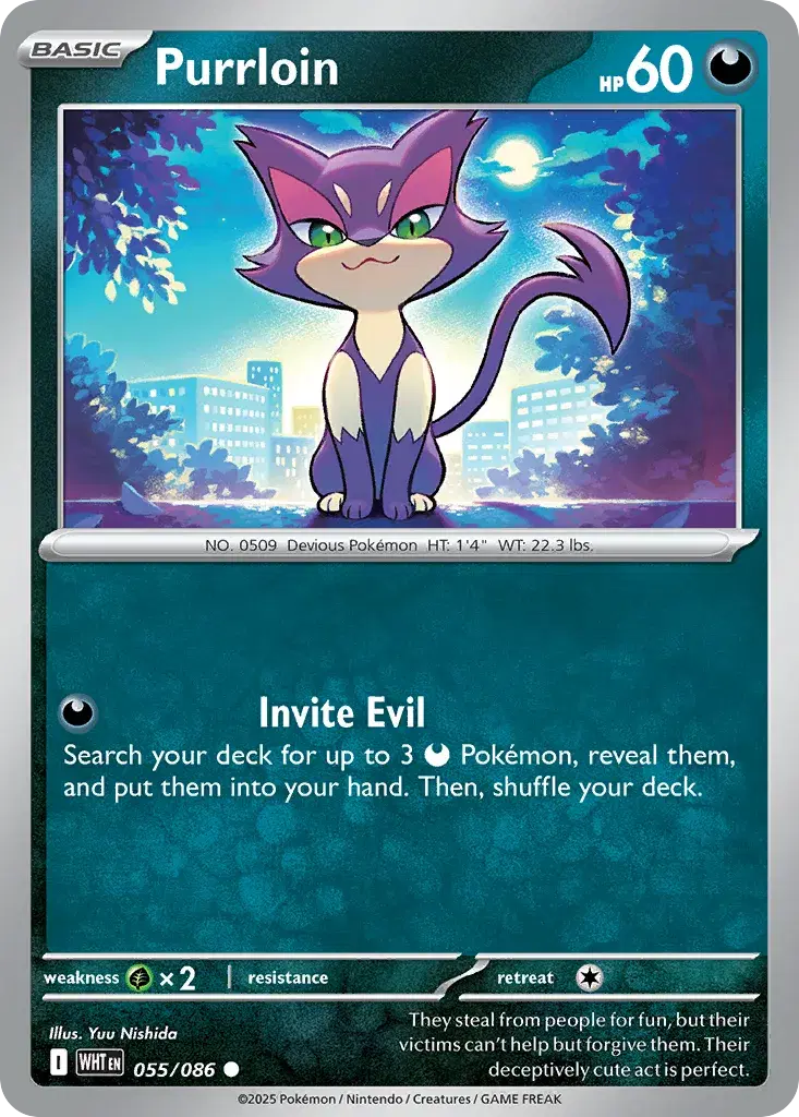 Purrloin White Flare 55