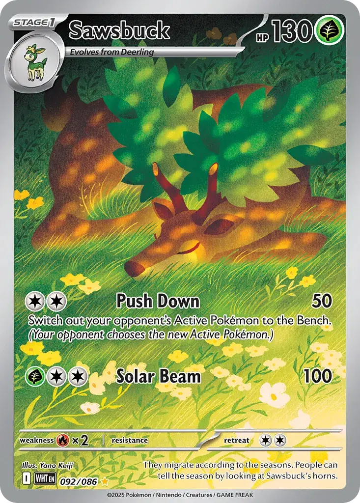 Sawsbuck White Flare 92