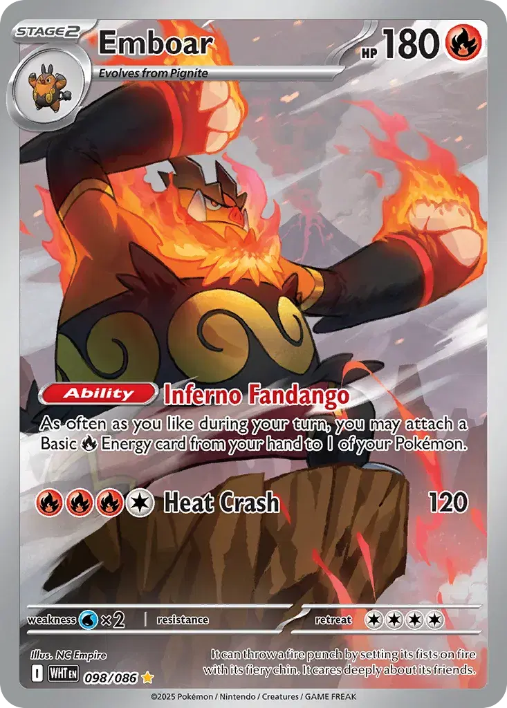 Emboar White Flare 98