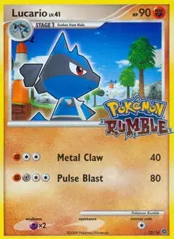Lucario Pokémon Rumble