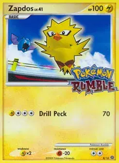 Zapdos Pokémon Rumble
