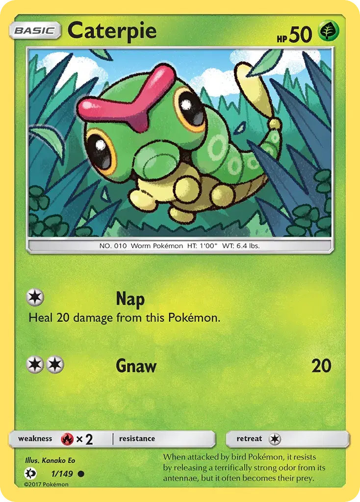 Caterpie Sun & Moon 1