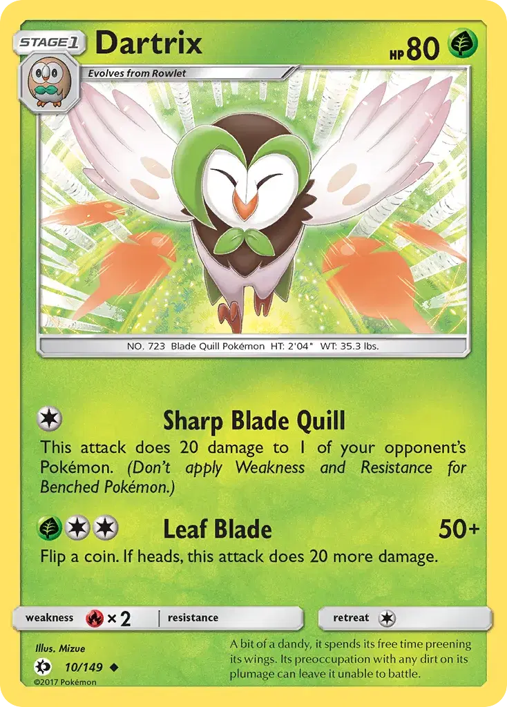 Dartrix Sun & Moon 10