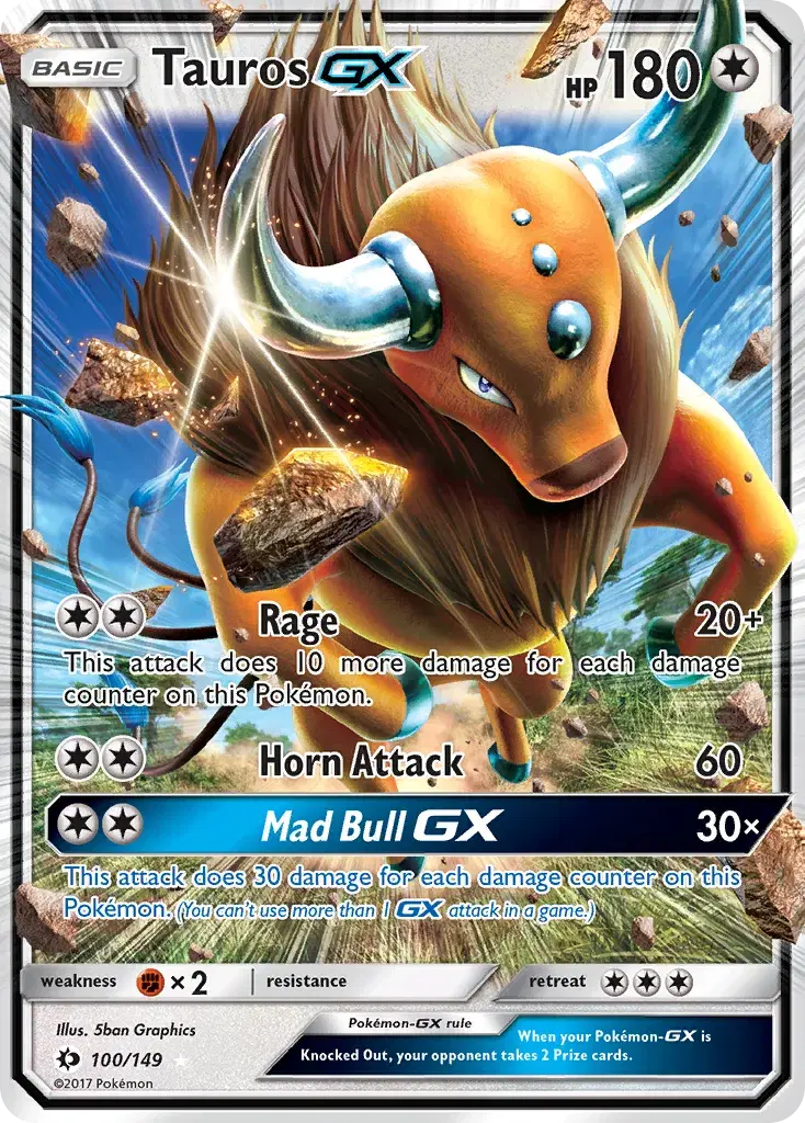 Tauros-GX Sun & Moon 100