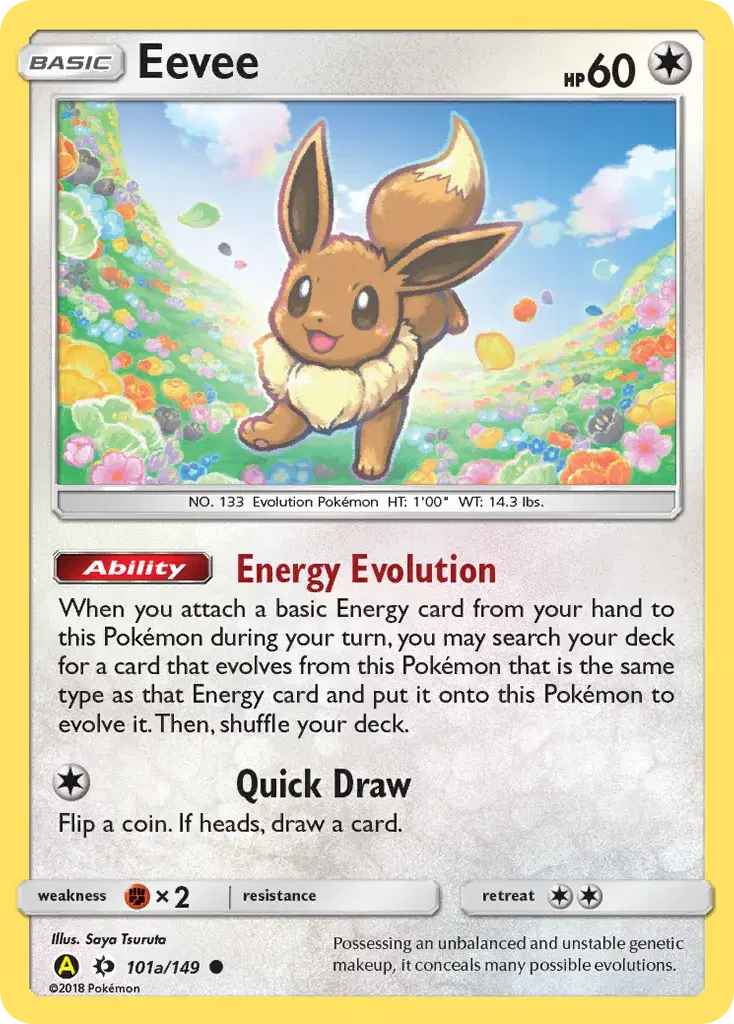 Eevee Sun & Moon 101a