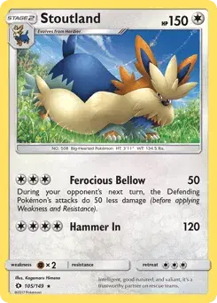 Stoutland Sun & Moon