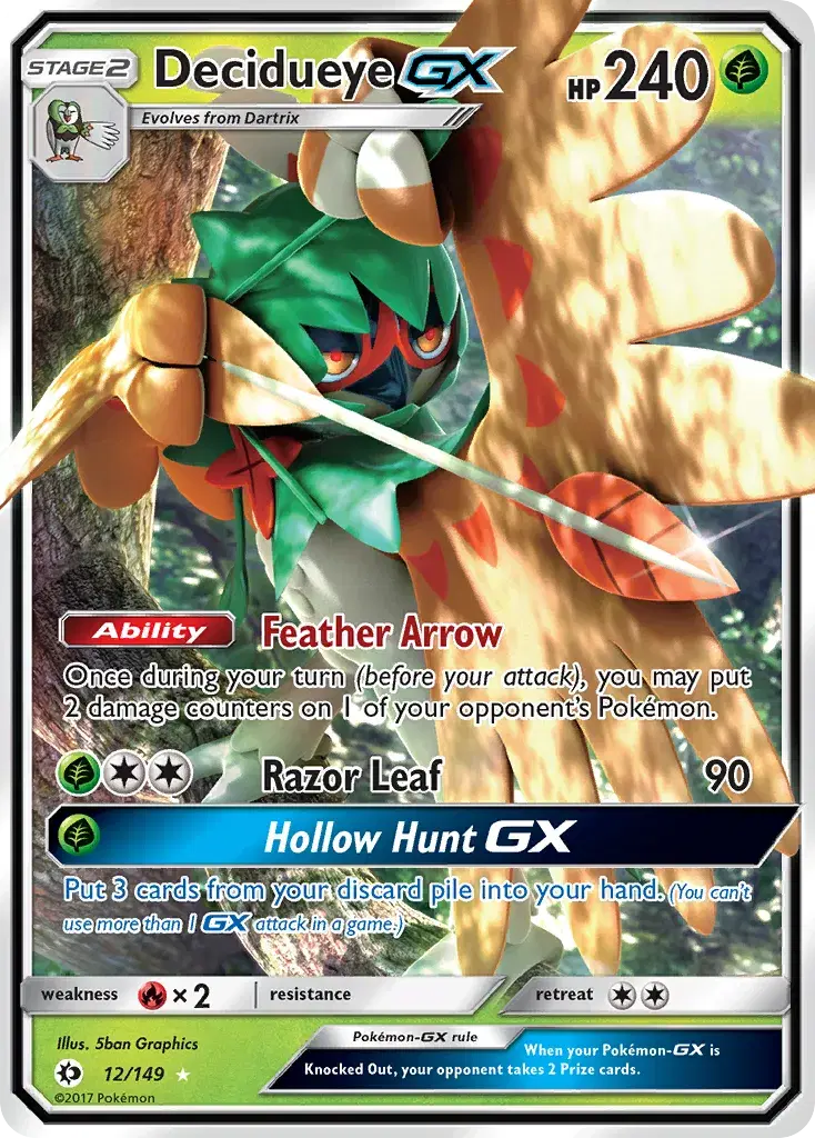 Decidueye-GX Sun & Moon 12
