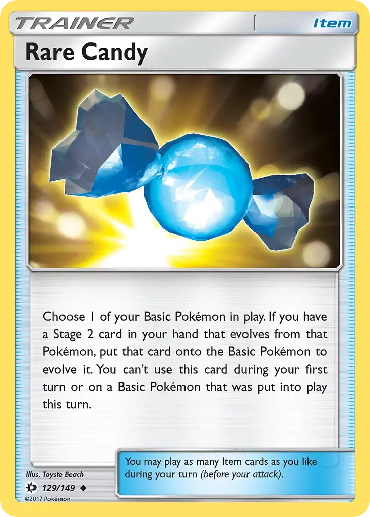 Rare Candy Sun & Moon 129