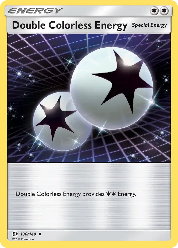 Double Colorless Energy Sun & Moon 136