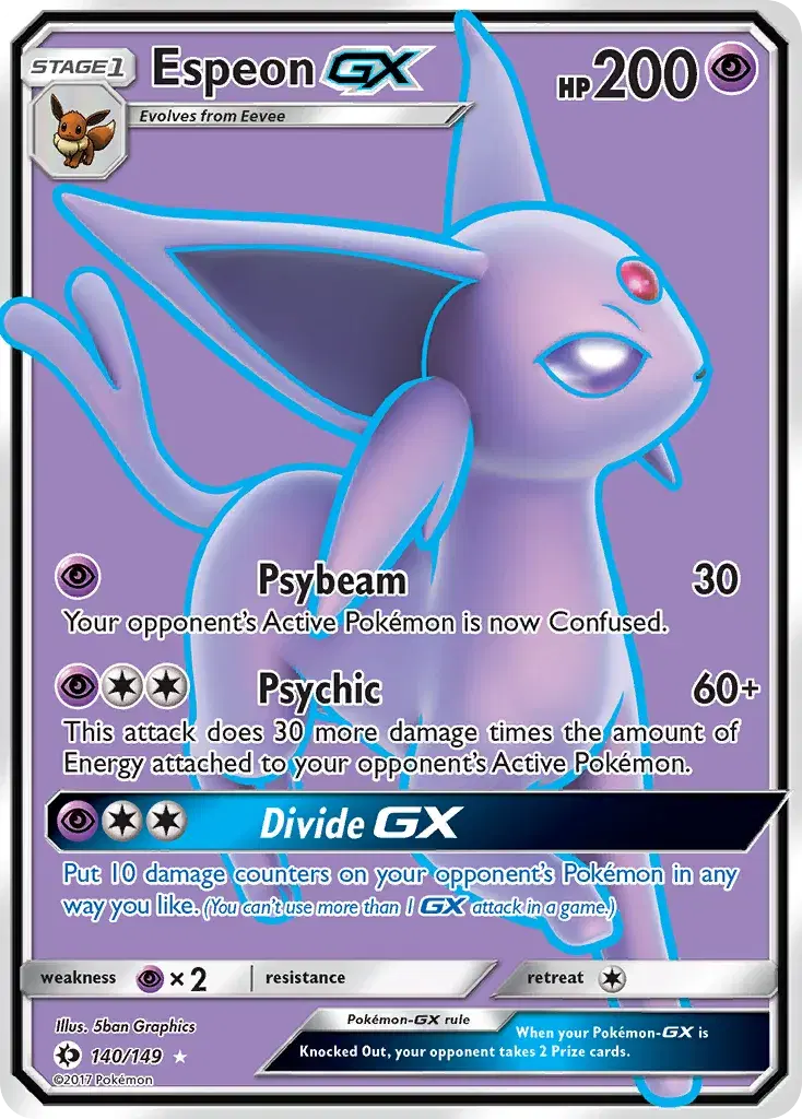 Espeon-GX Sun & Moon 140