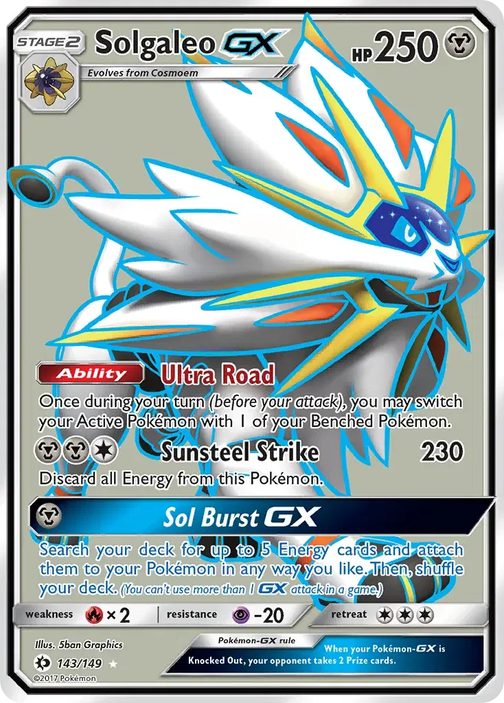 Solgaleo-GX Sun & Moon 143