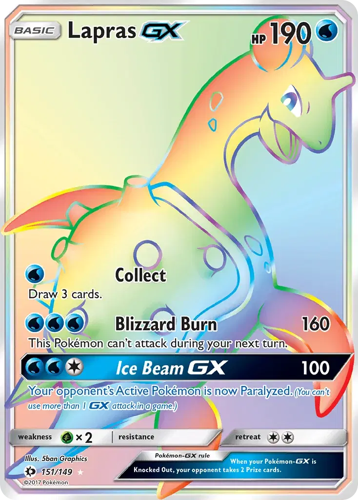 Lapras-GX Sun & Moon 151