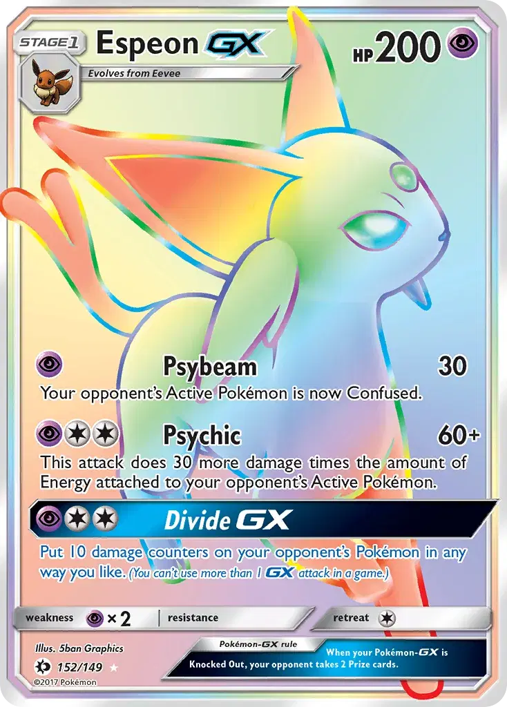 Espeon-GX Sun & Moon 152