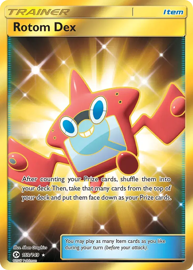 Rotom Dex Sun & Moon 159