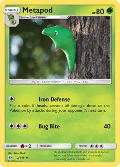 Metapod Sun & Moon
