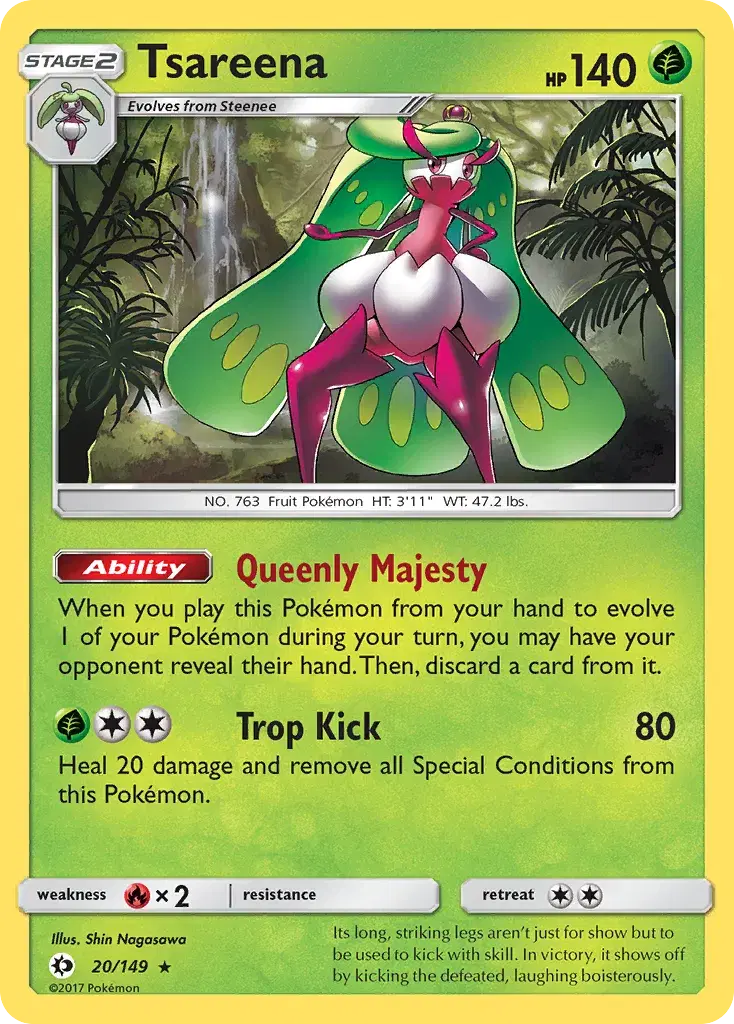 Tsareena Sun & Moon 20