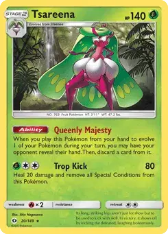 Tsareena Sun & Moon