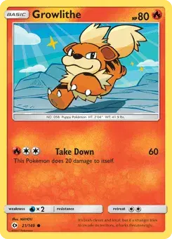 Growlithe Sun & Moon