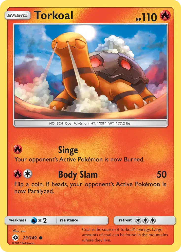 Torkoal Sun & Moon 23