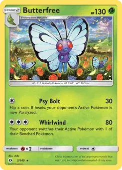 Butterfree Sun & Moon