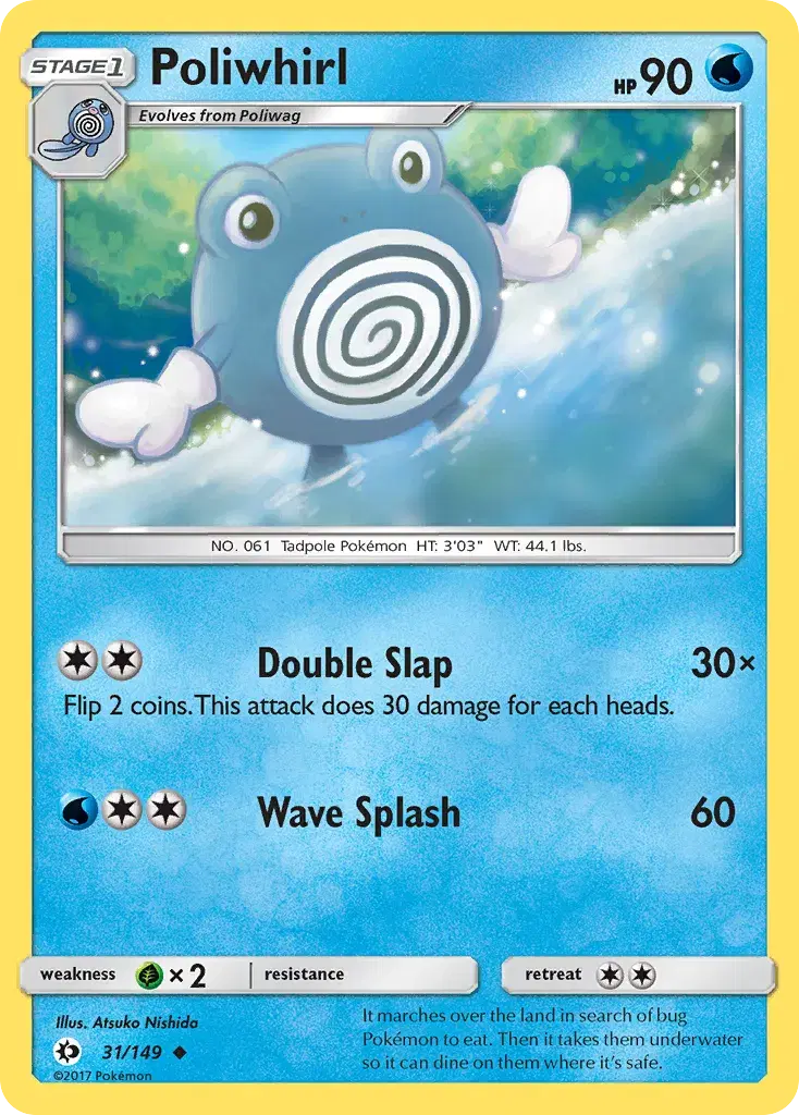 Poliwhirl Sun & Moon 31
