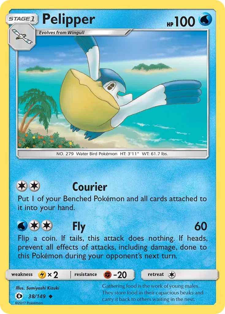 Pelipper Sun & Moon 38