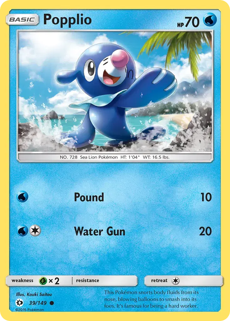 Popplio Sun & Moon 39