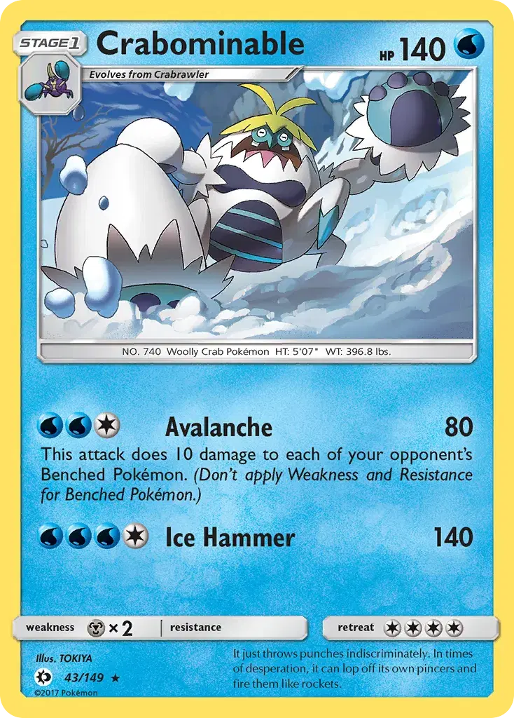 Crabominable Sun & Moon 43