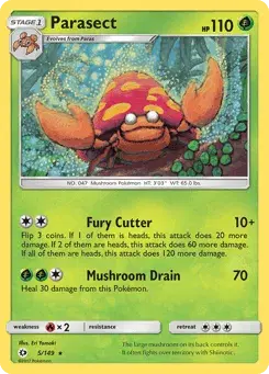 Parasect Sun & Moon
