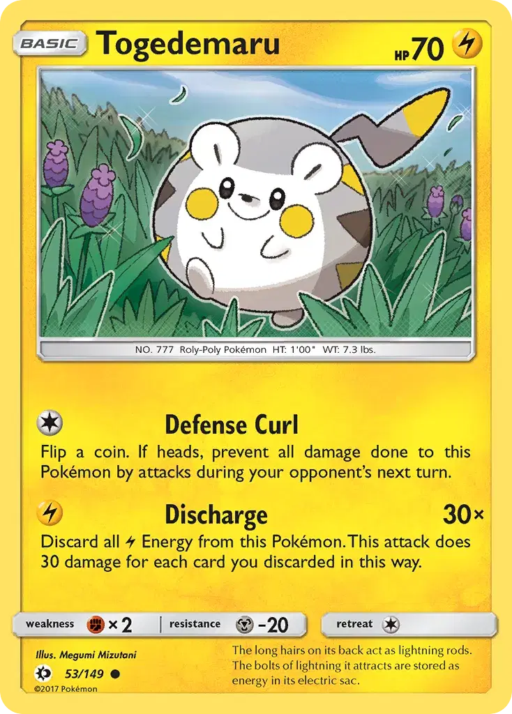 Togedemaru Sun & Moon 53