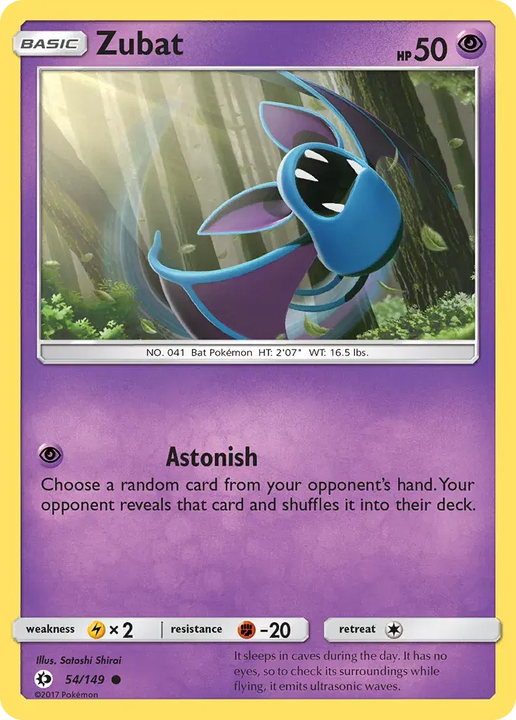 Zubat Sun & Moon 54