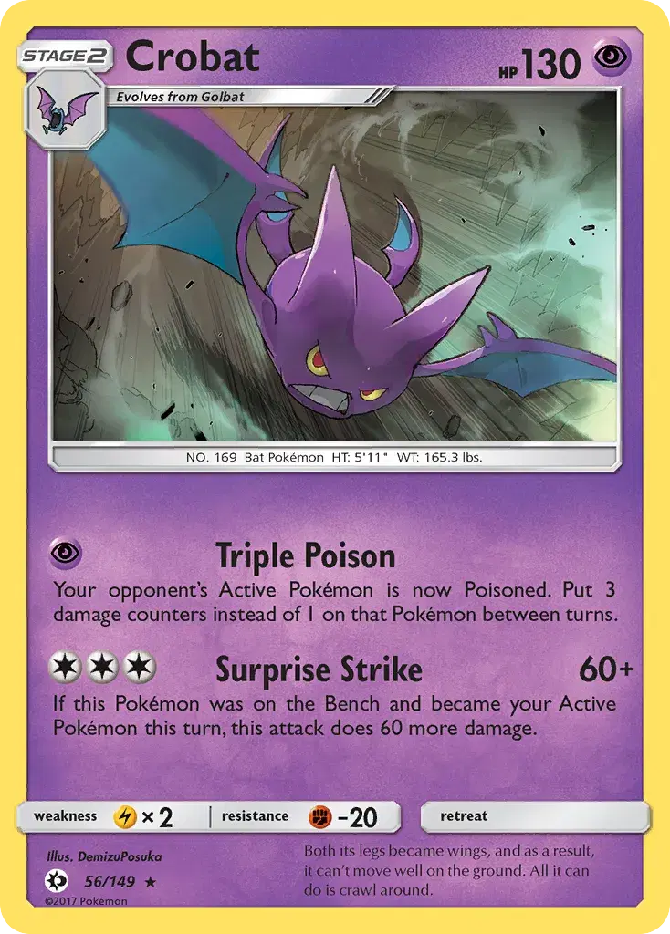 Crobat Sun & Moon 56