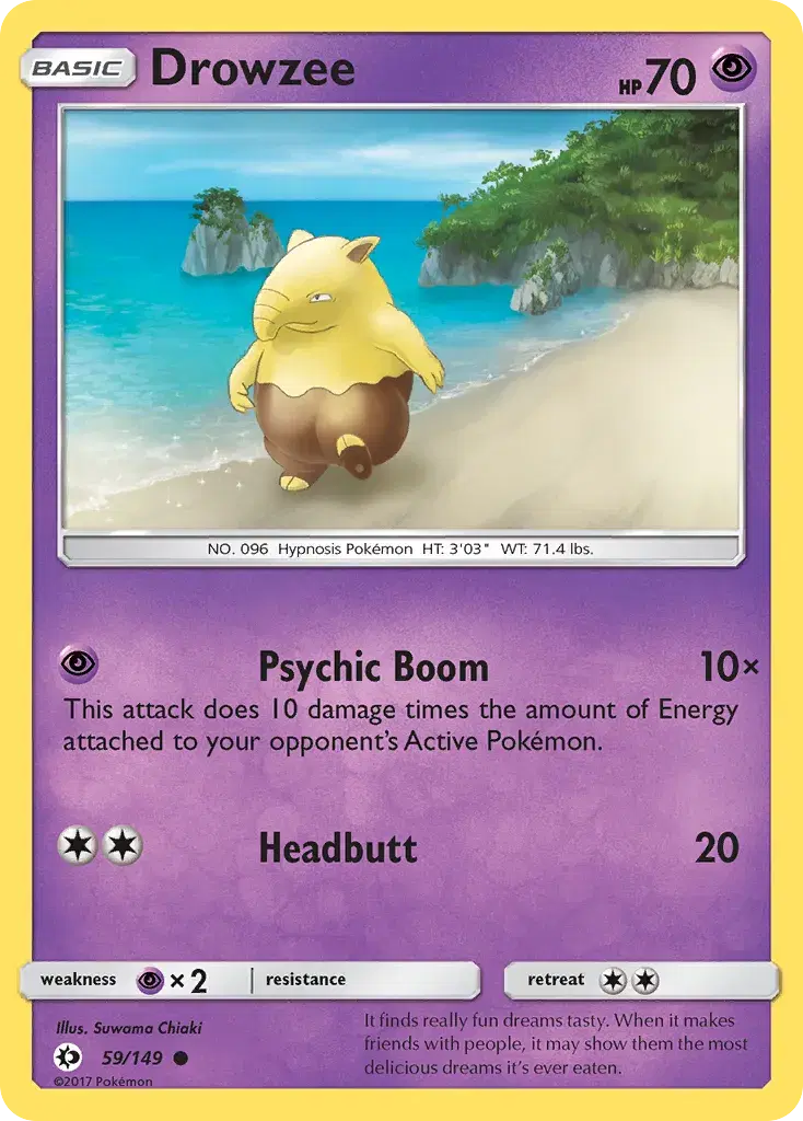 Drowzee Sun & Moon 59