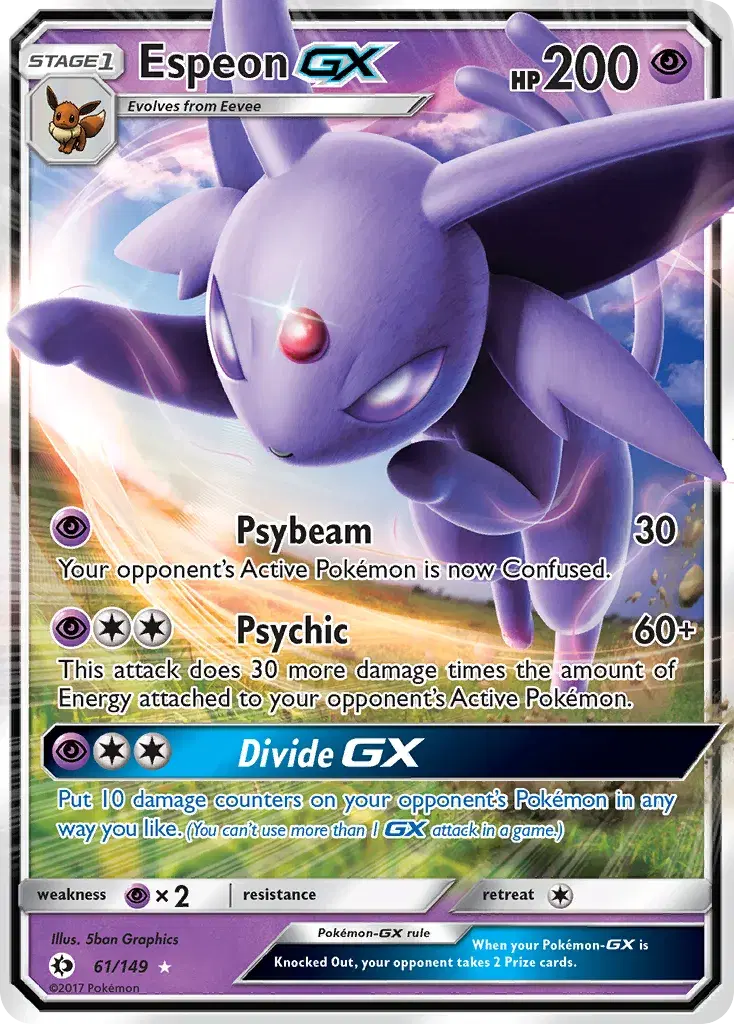 Espeon-GX Sun & Moon 61
