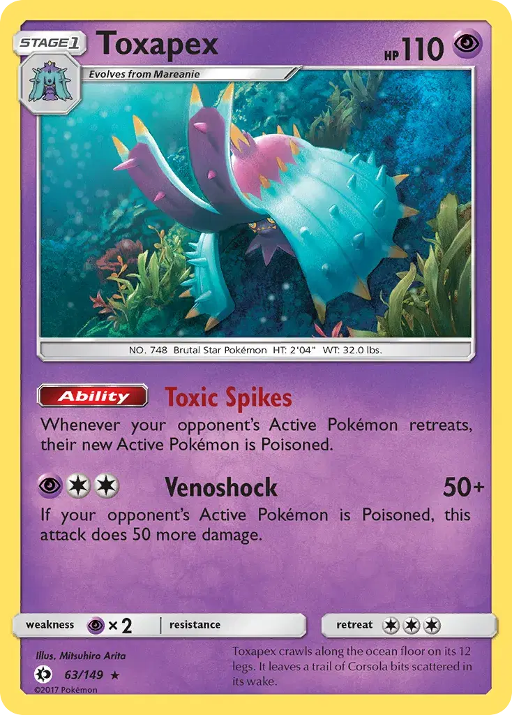 Toxapex Sun & Moon 63