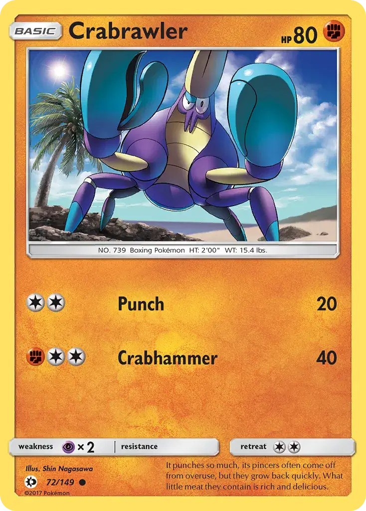 Crabrawler Sun & Moon 72