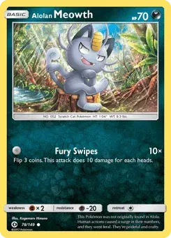 Alolan Meowth Sun & Moon