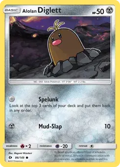 Alolan Diglett Sun & Moon
