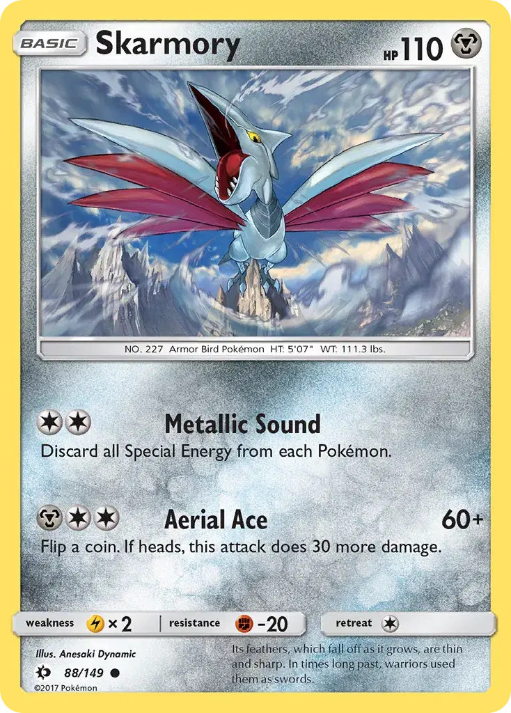Skarmory Sun & Moon 88
